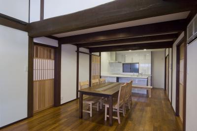 手作り椅子とテーブル